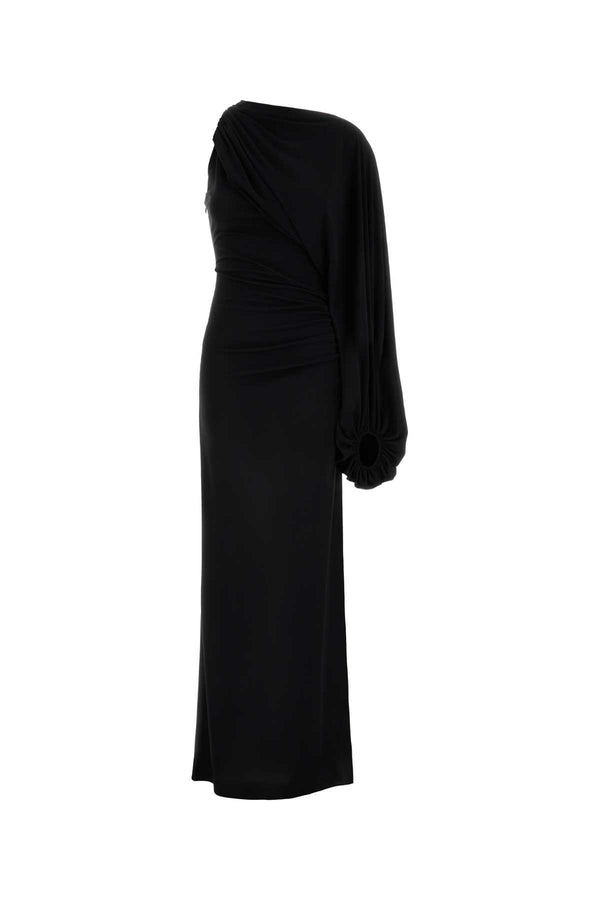 The Andamane Lungo 94% Polyester 6% Elastane dress in black