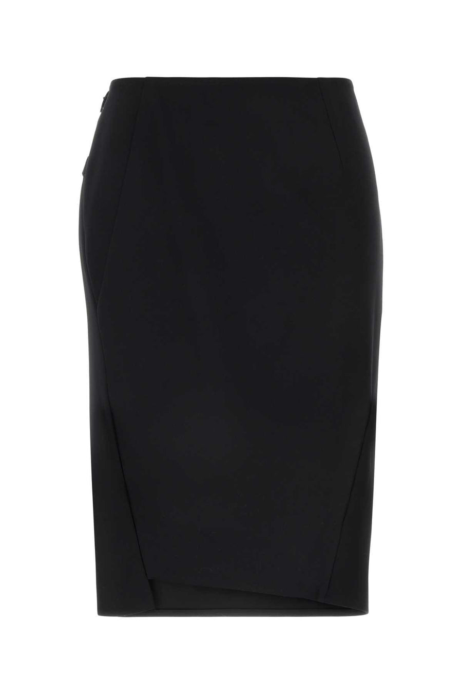 Versace 98% Virgin wool skirt in black