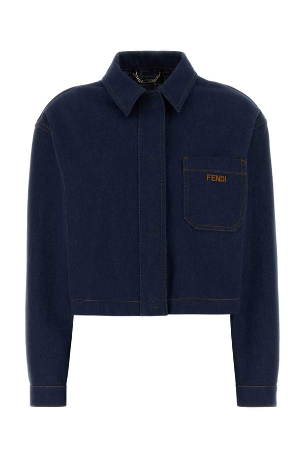 Navy Exterior: Cotton Giubbini