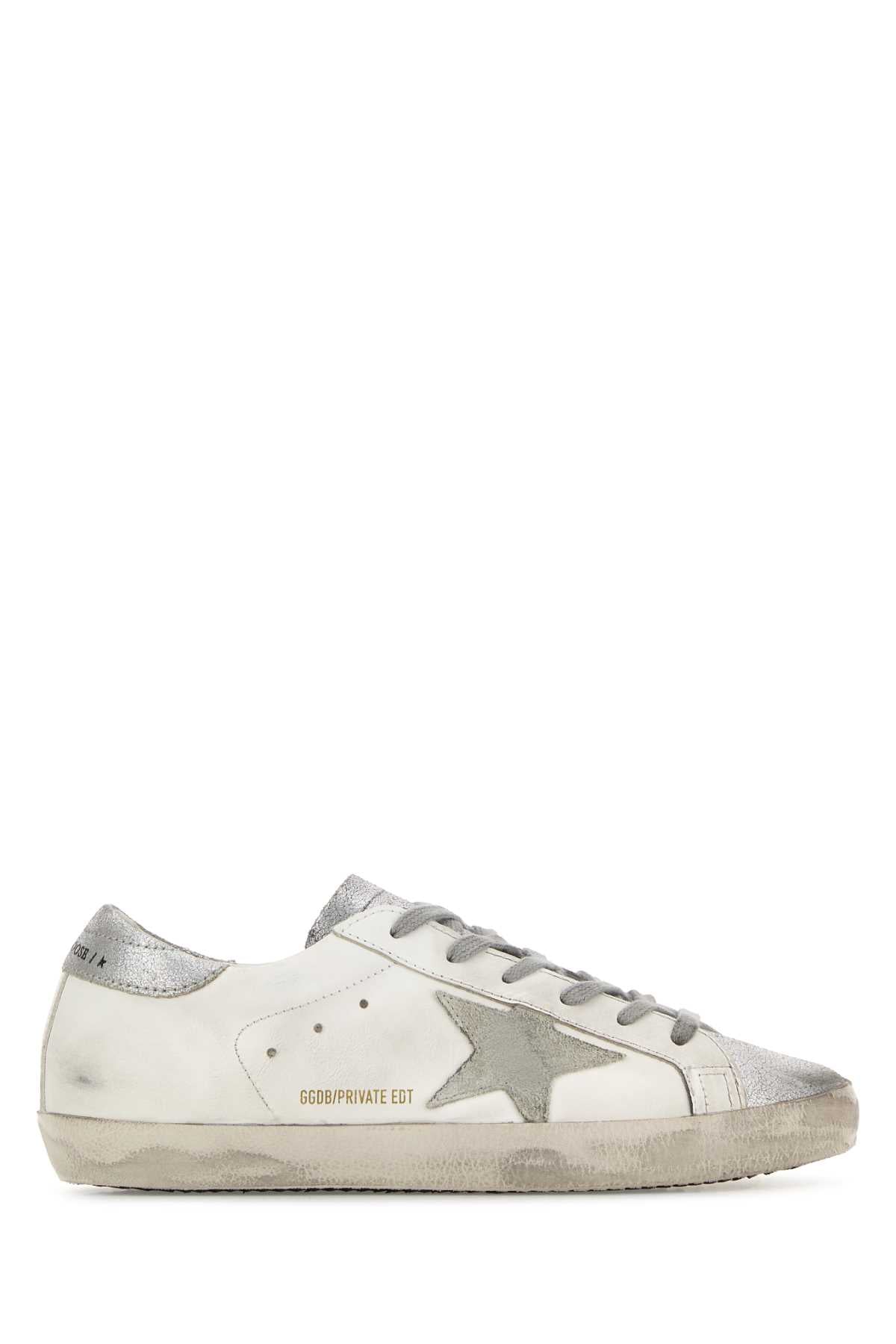 Whiteivorysilver Sneaker