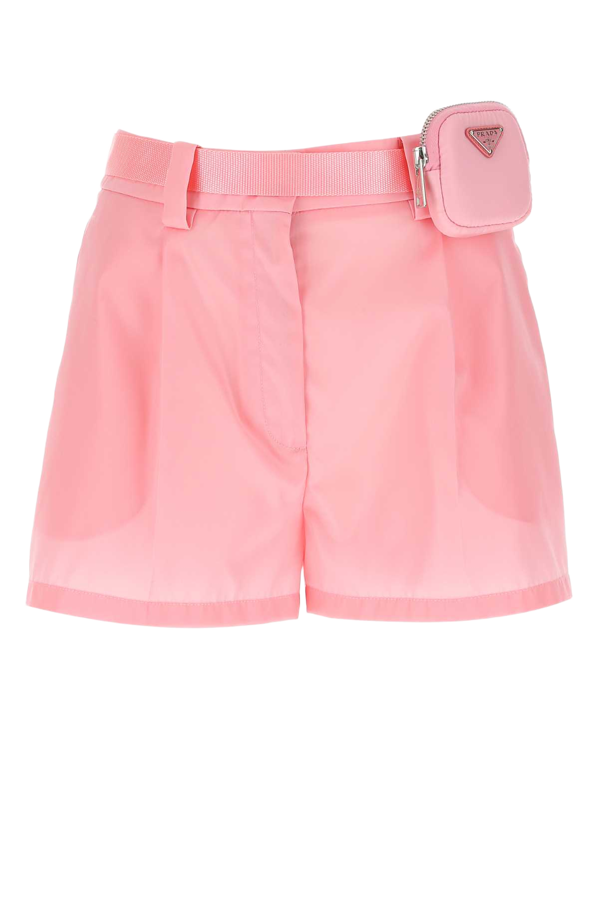 Pink Nylon Shorts F0028 Exterior