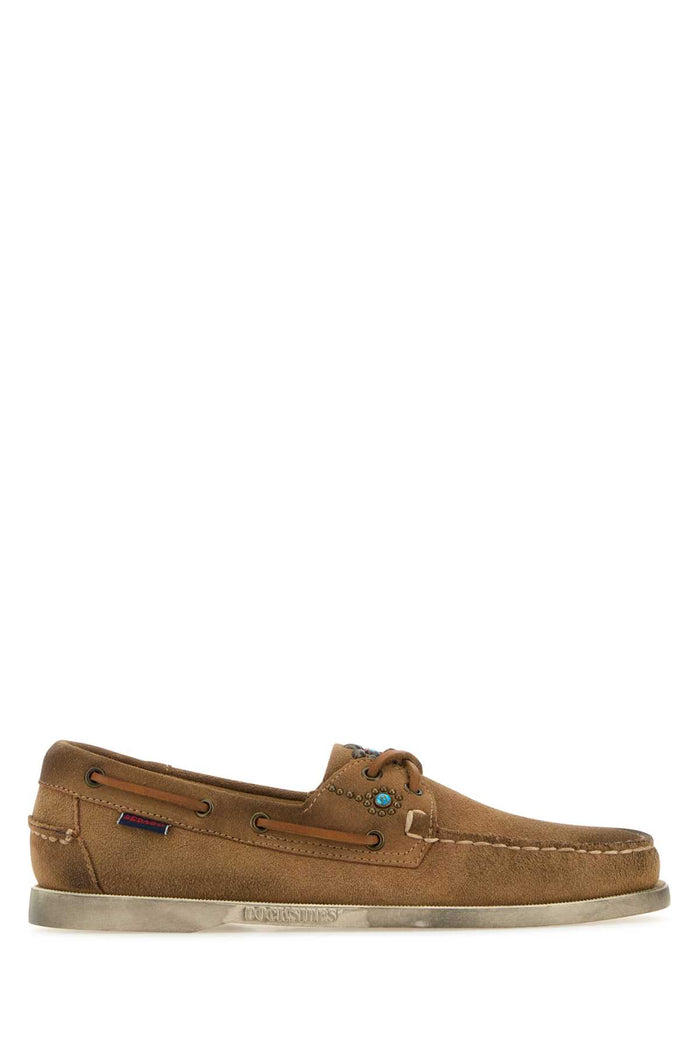 Camel Suede Portland Flesh Out Loafers A0f Mocassini