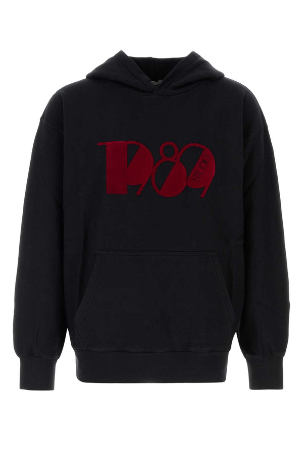 1989 Studio 100% Cotton hoodie in black