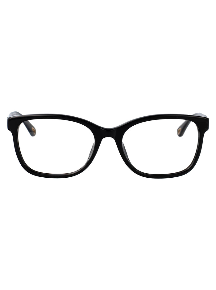 Ch0276oa Black-black-transparent Acetate Optical