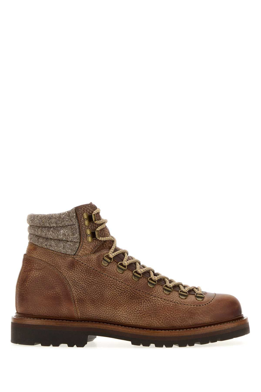Brunello Cucinelli 100% calf leather (Bos Taurus boot in brown