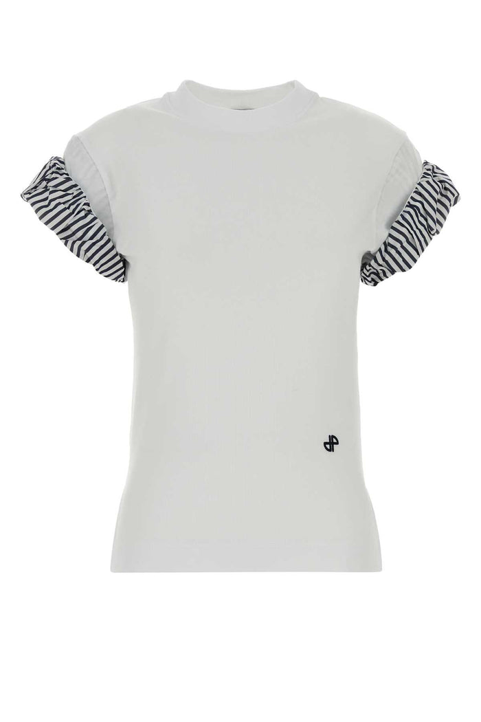 White Cotton T-Shirt Exterior