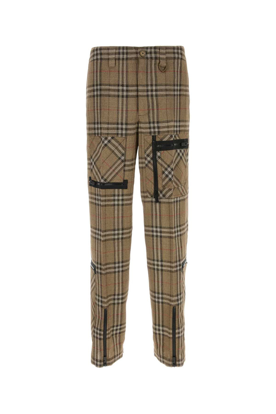 Burberry 58% Viscose 42% Silk trousers in beige