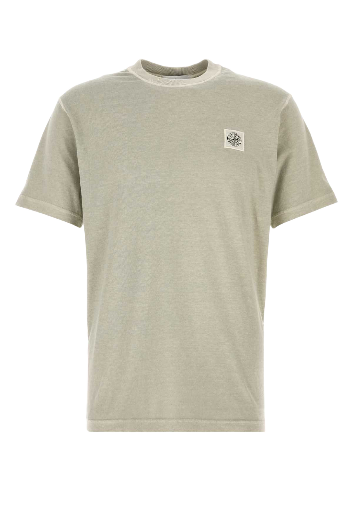 Dove Grey Cotton T-Shirt Pearlgrey Capo: Cotone
