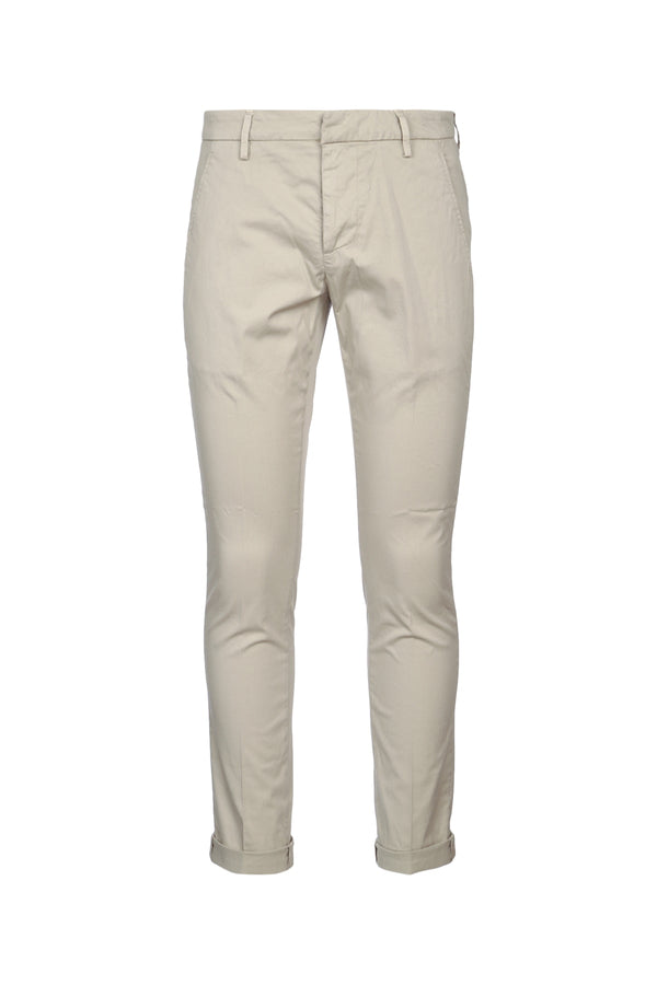 Dondup Gaubert 97% Cotton trousers in beige