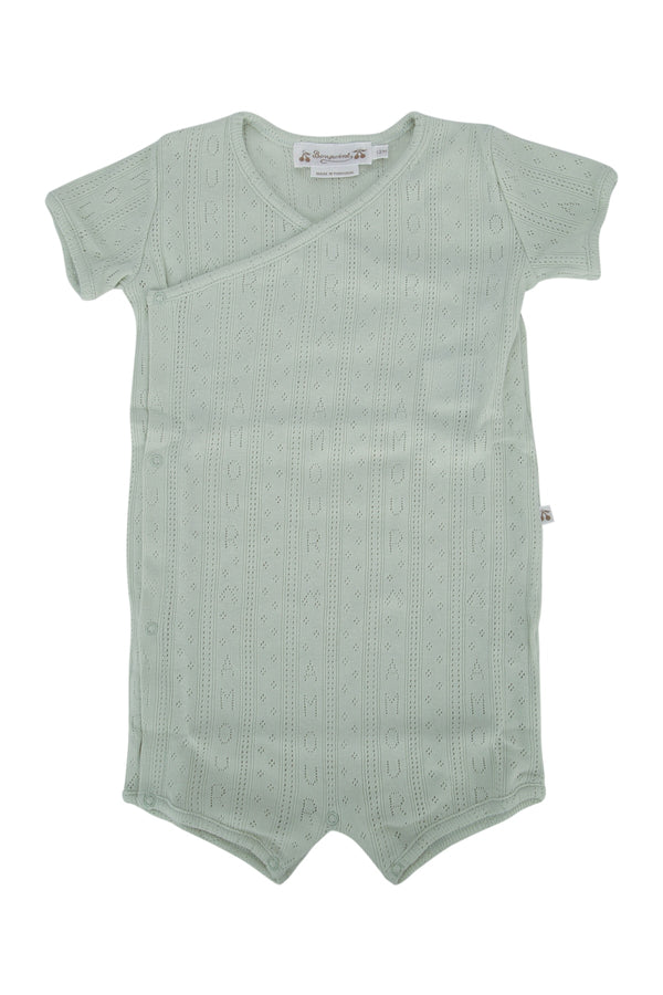Bonpoint 100% Organic Cotton bodysuit in green