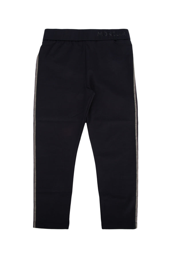 Moncler Jr 75% polyamide leggings in black