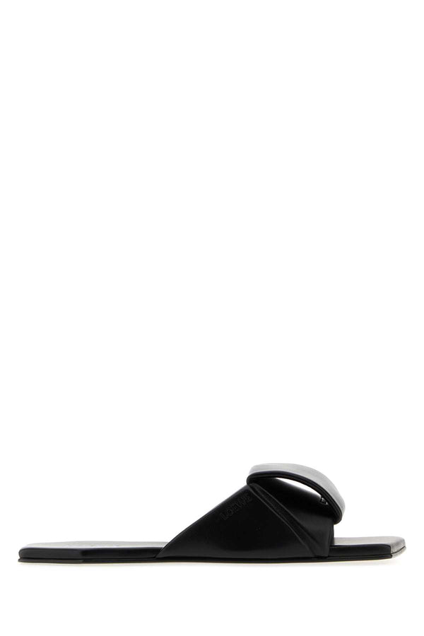 Loewe Slide Exterior: 100% Lamb Leather slide in black