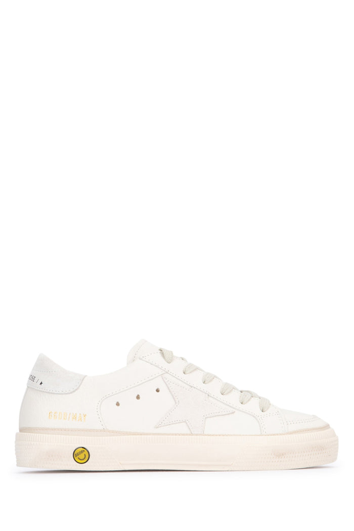 May Nappa Upper Suede Sta Opticwhite Goat Leather Cow Sneaker