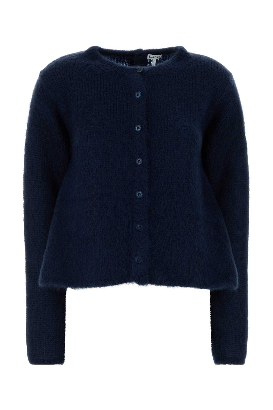 Loewe 65% Mohair cardigan in navy