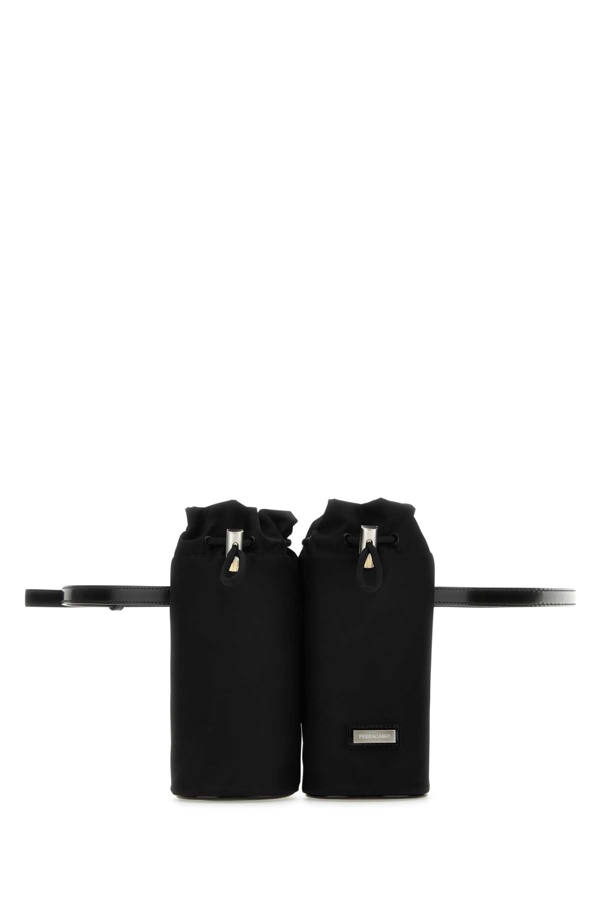 Black Econylâ® Belt Bag Nero Borse A Tracolla