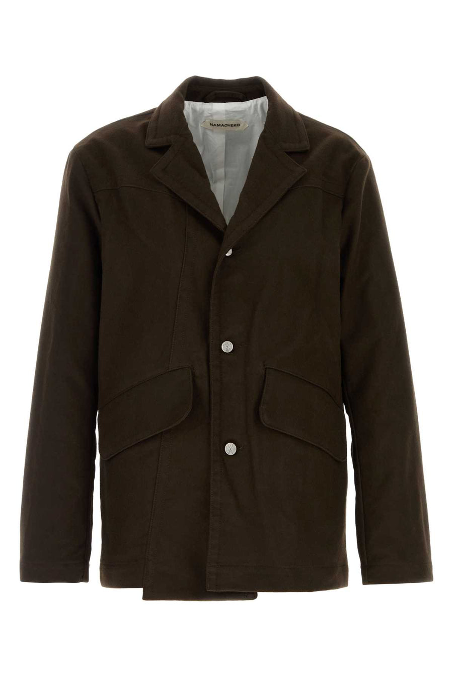 Namacheko Blazer Exterior: 100% Cotton; Lining: 100% Fabric blazer in brown
