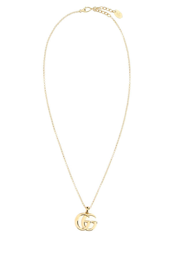 Gold Metal Gg Marmont Necklace Oroshynkfree Brass Collane