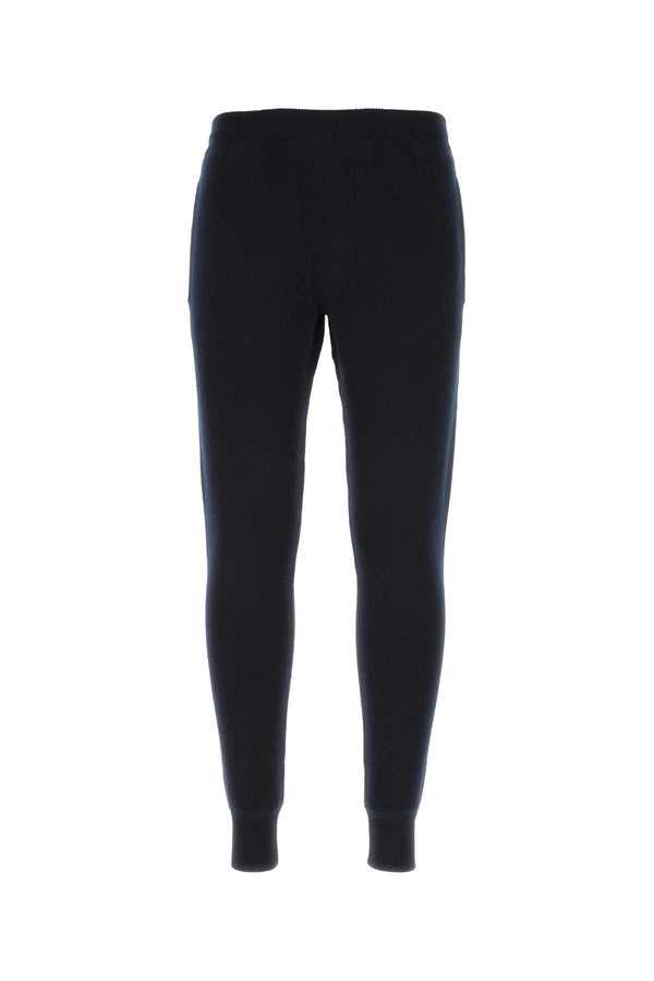Prada 95% Cashmere joggers in navy