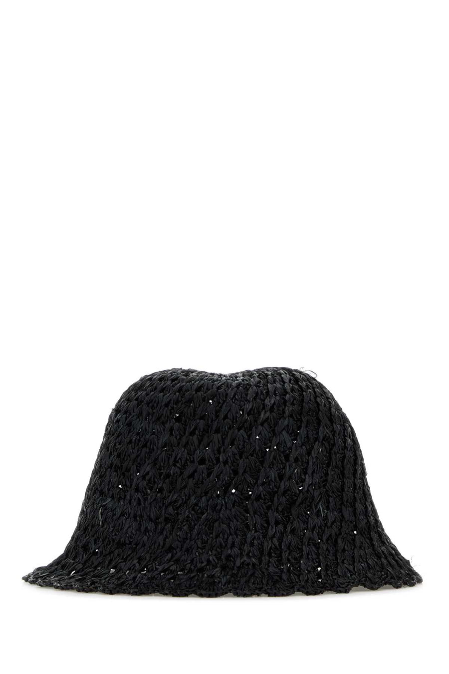 Helen Kaminski Raffia 100% Raffia bucket hat in black