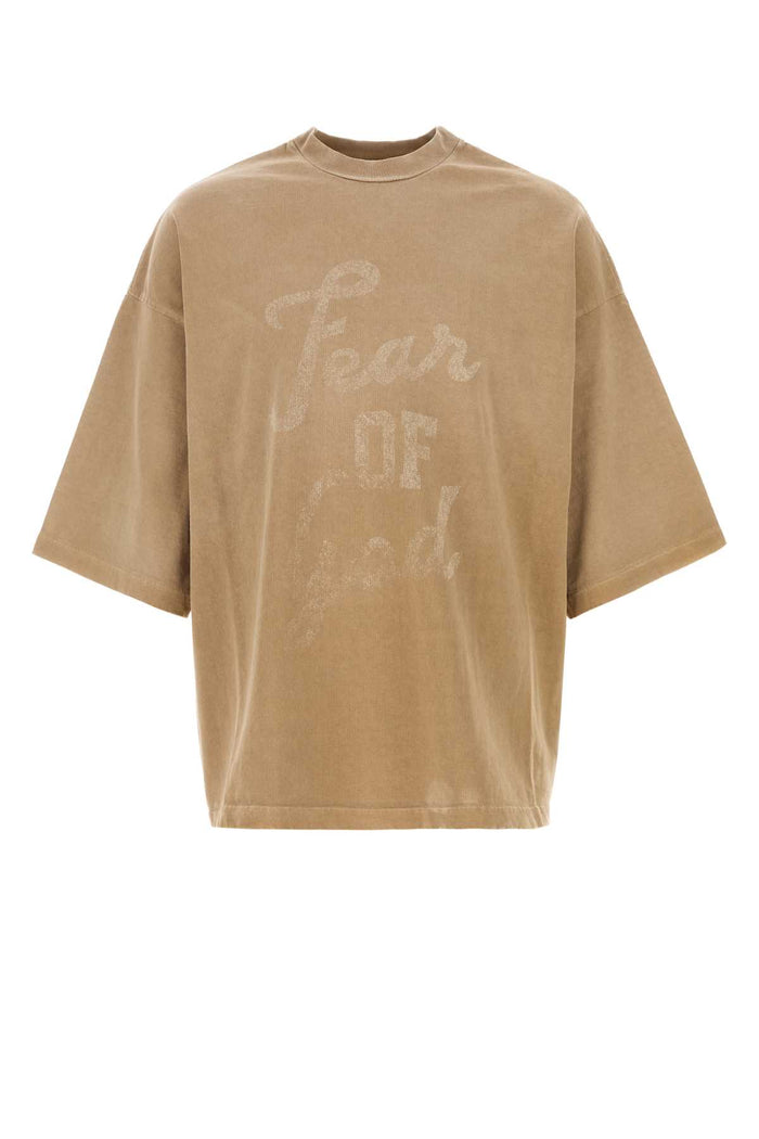 Biscuit Cotton Oversize T-Shirt Dunepearl Exterior