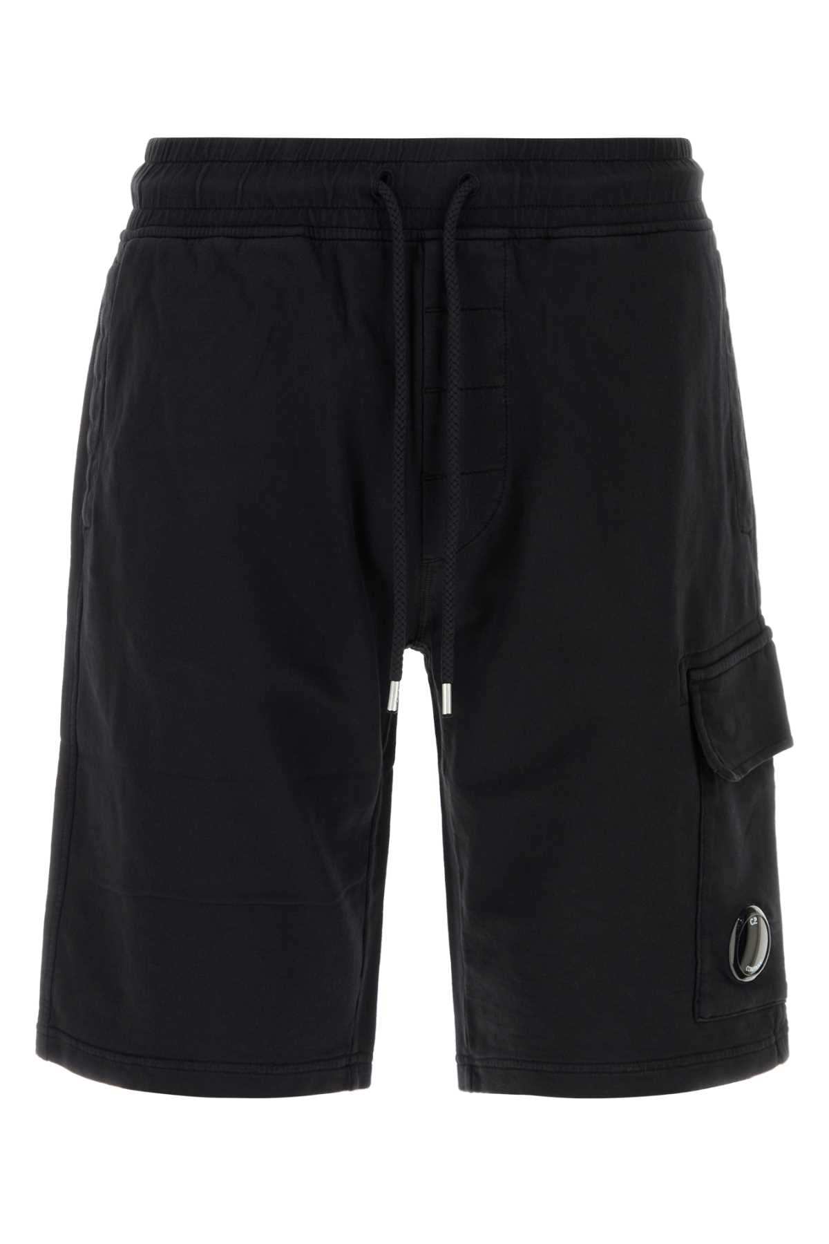 Black Exterior: Cotton Bermuda