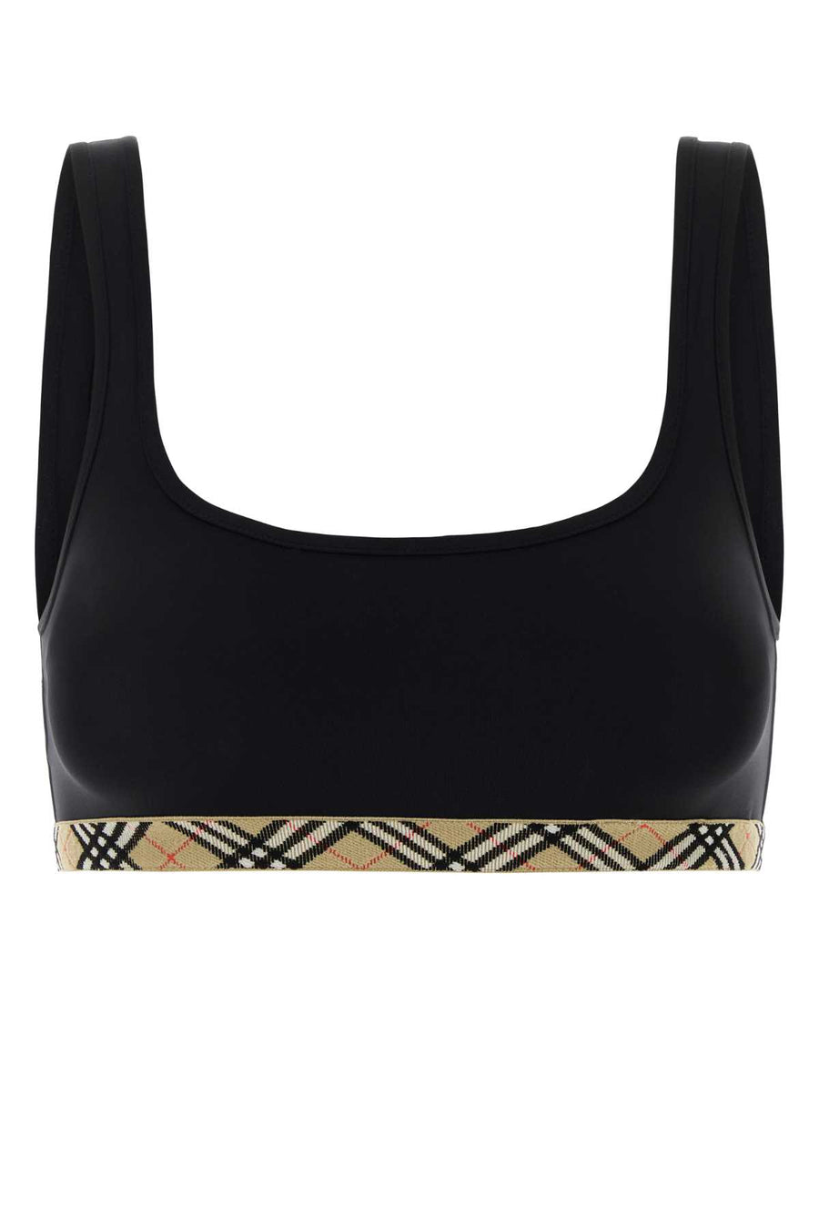 Burberry 84% Nylon 16% Elastane bikini top in black