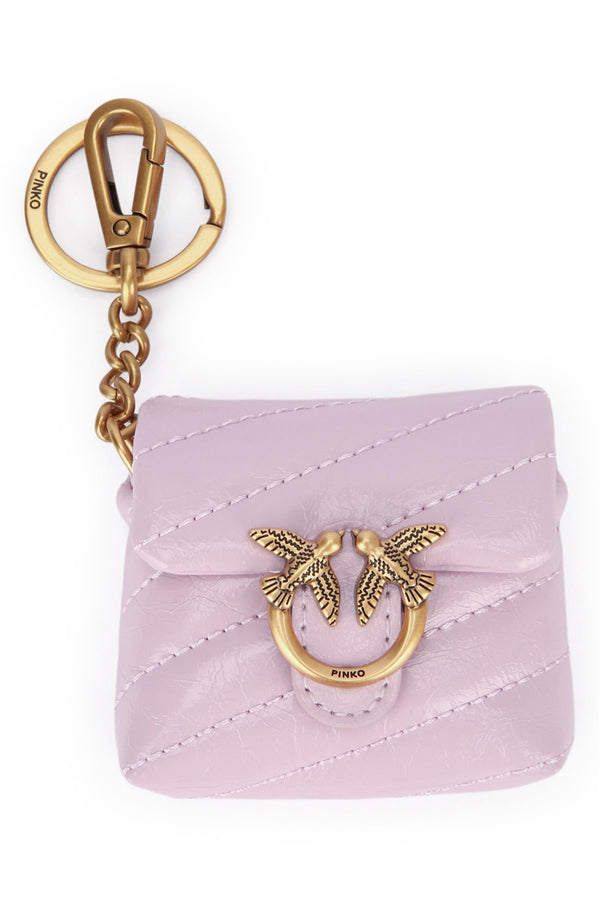 Pinko Love Microfiber coin purse in pink