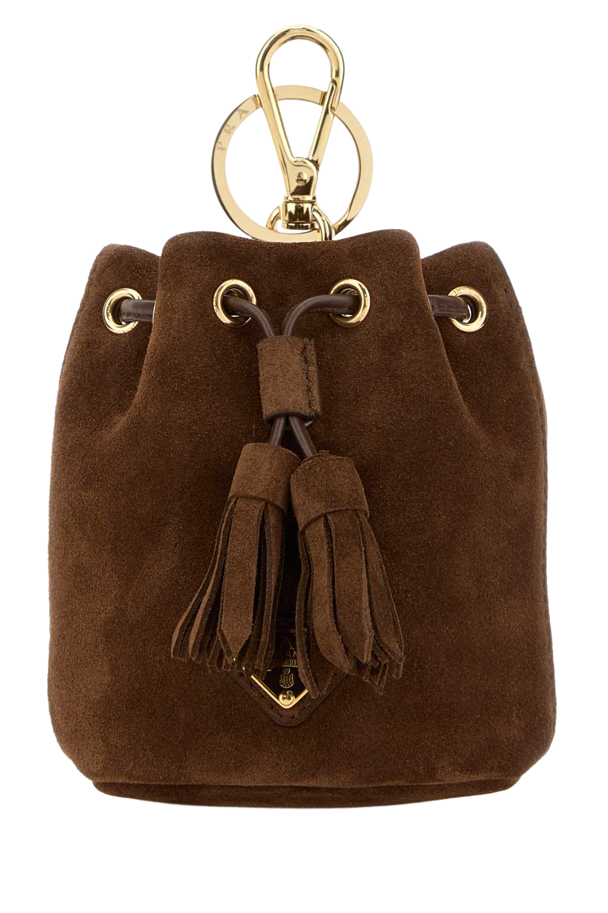 Chocolate Suede Pouch Cacao 1 Portachiavi