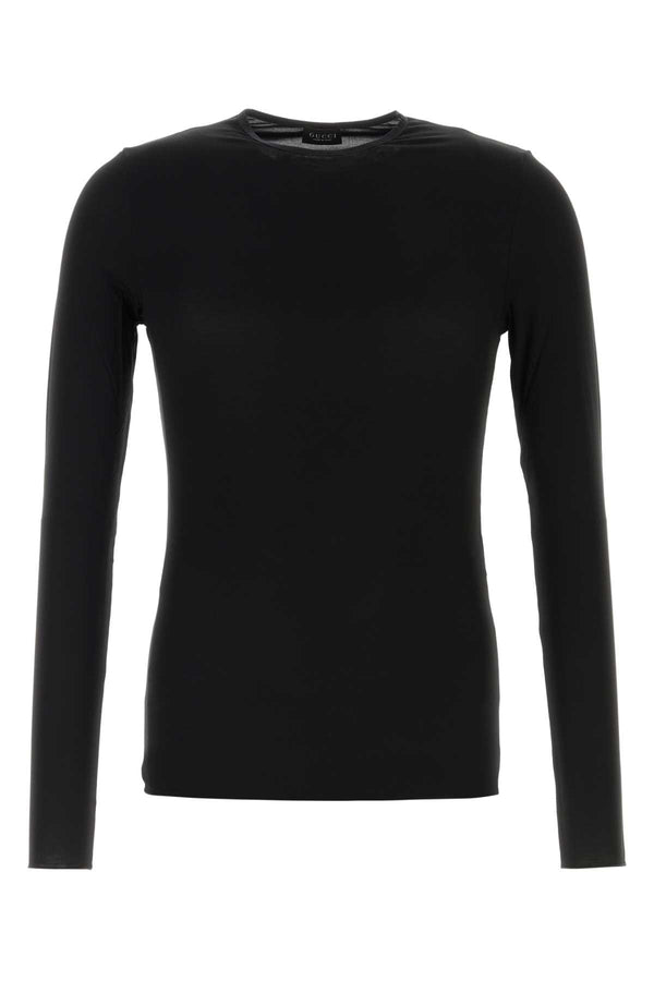 Gucci Mix Rayon t-shirt in black