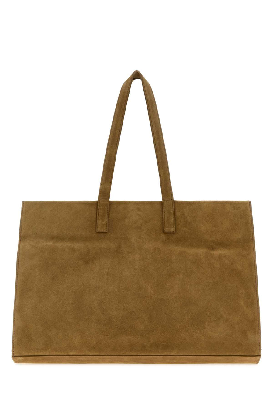Gimaguas Shopper 100% Suede tote bag in camel