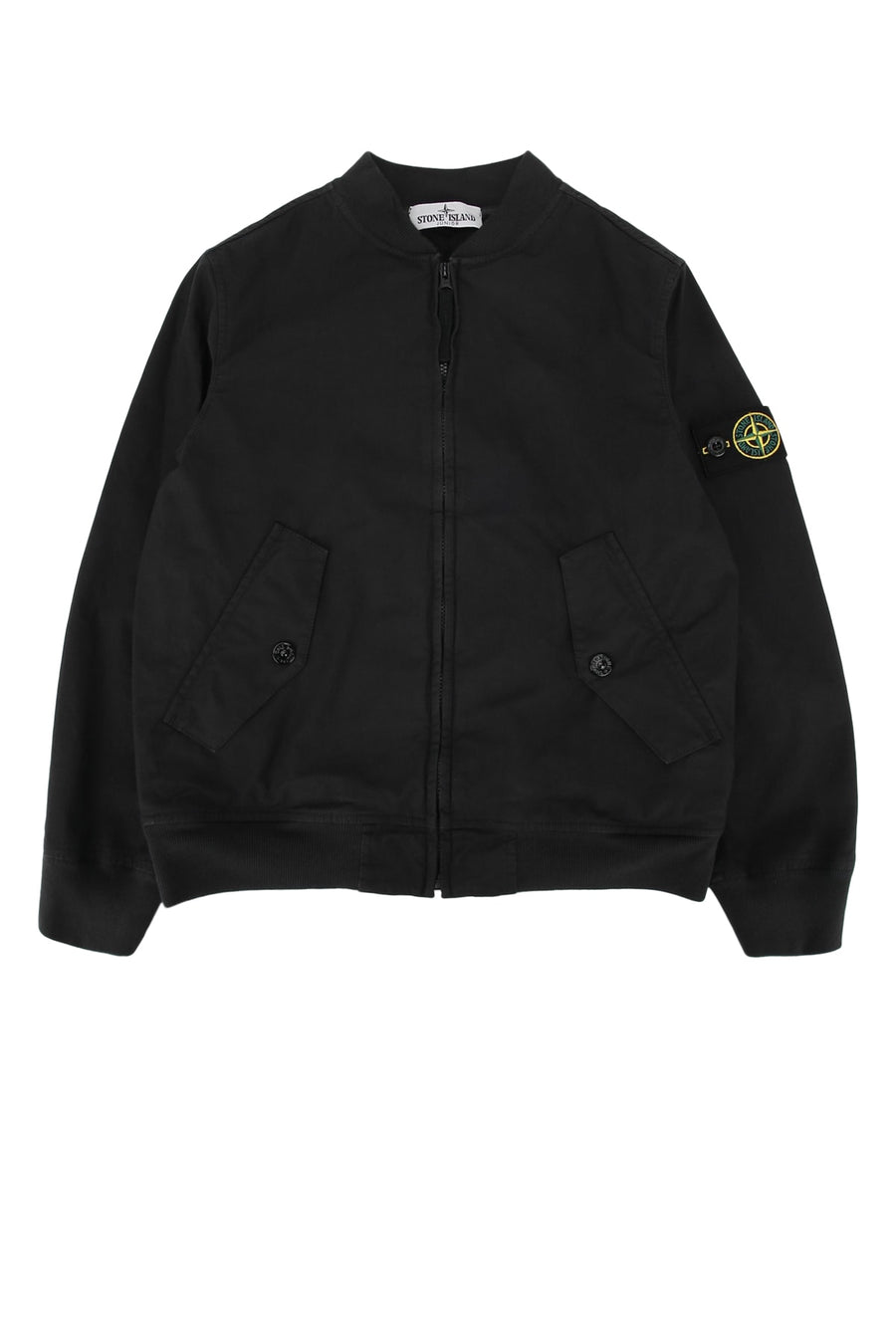 Stone Island Kids 95% Cotton jacket in black