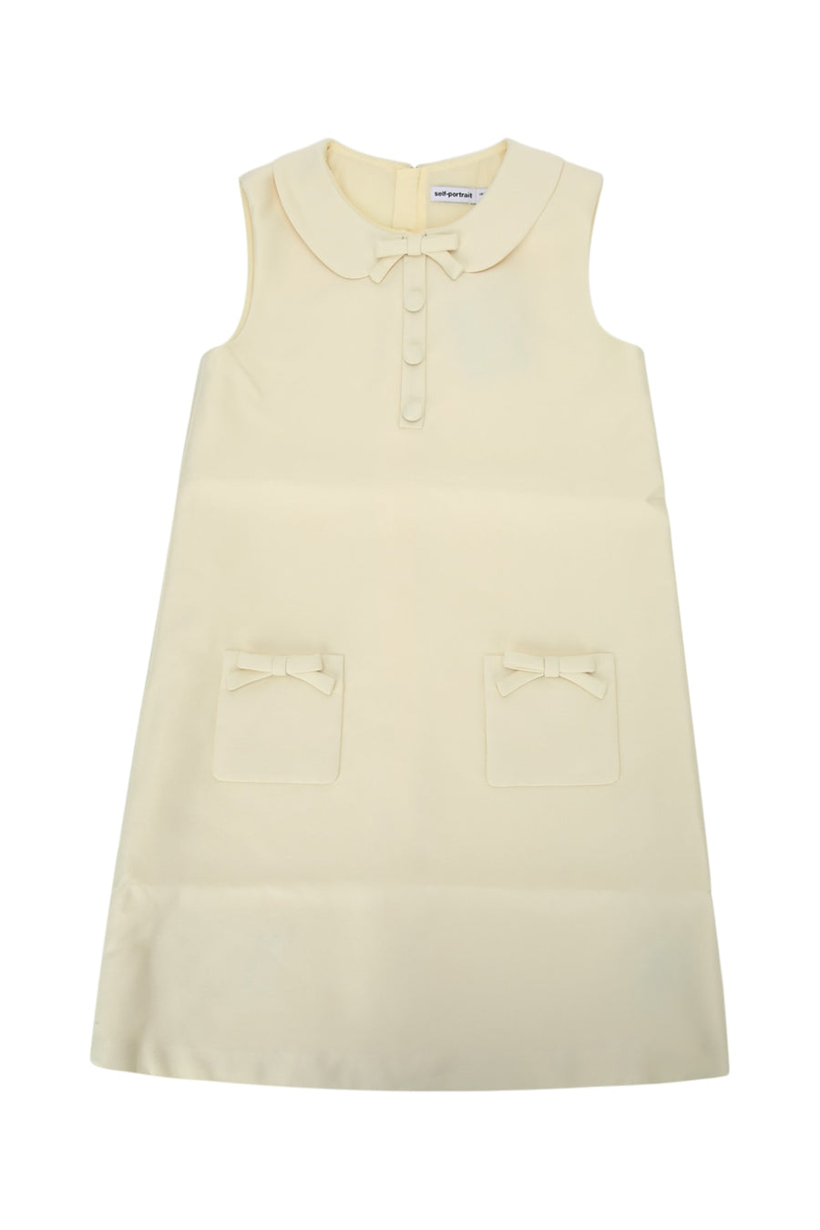 Self Portrait Kids Taffeta 100% Polyester (main) dress in yellow