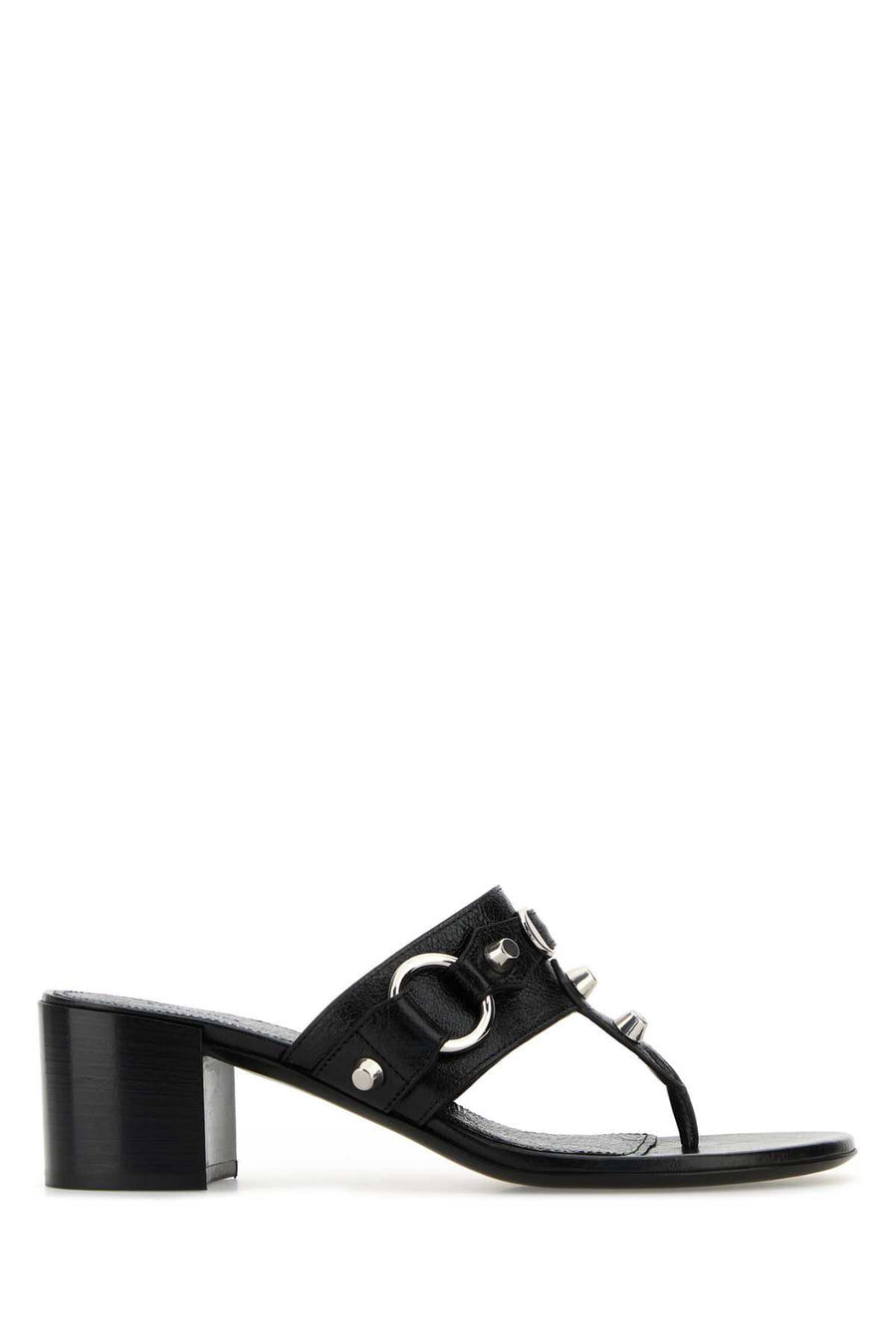 Balenciaga Tong Exterior: 100% Lamb sandal in black
