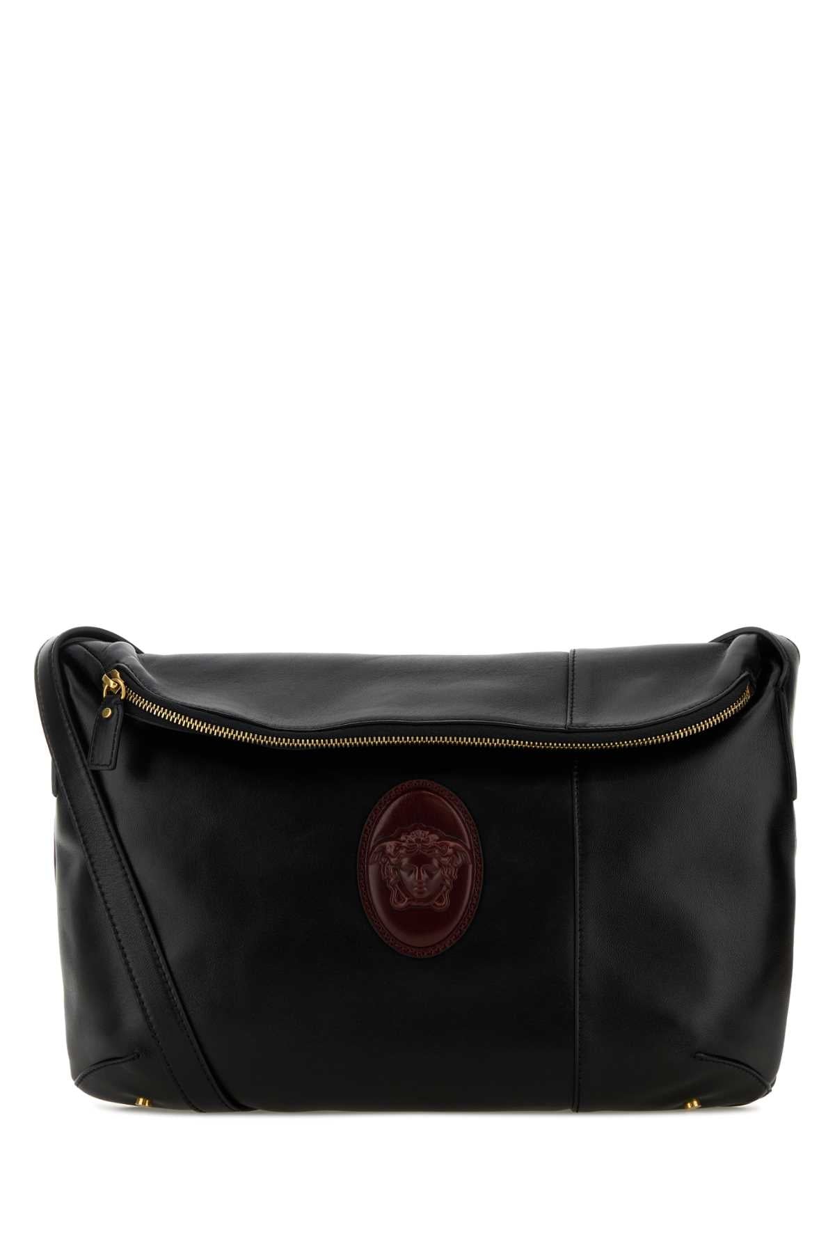 Black Nappa Leather Crossbody Bag Blackrosewood Borse A Mano