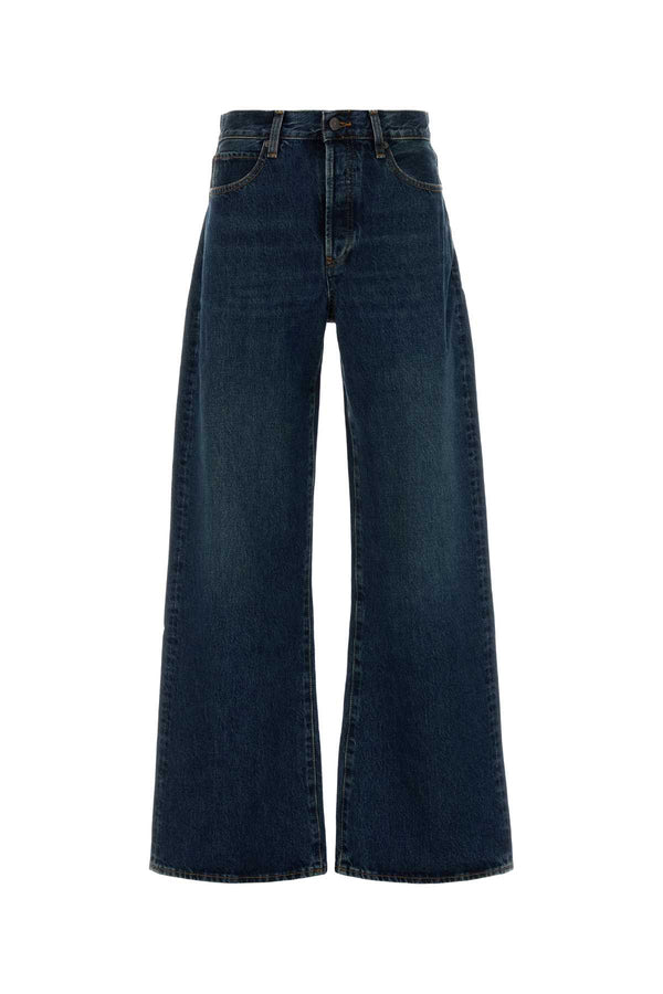 Frame Loose 100% Recycled cotton jeans in blue