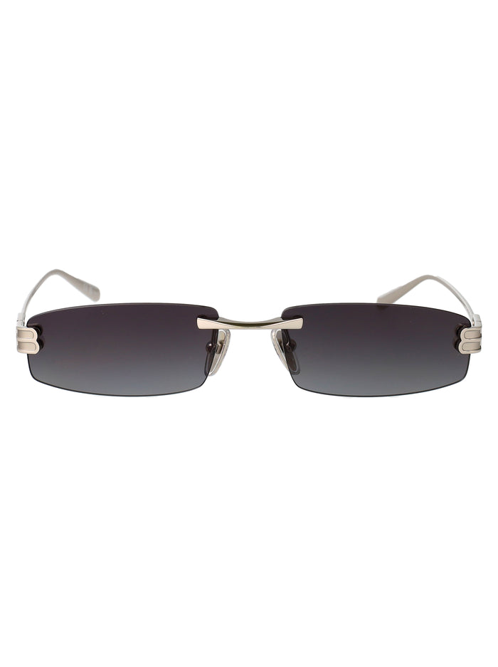 Bb0488s Silver-silver-smoke Metal Sunglasses