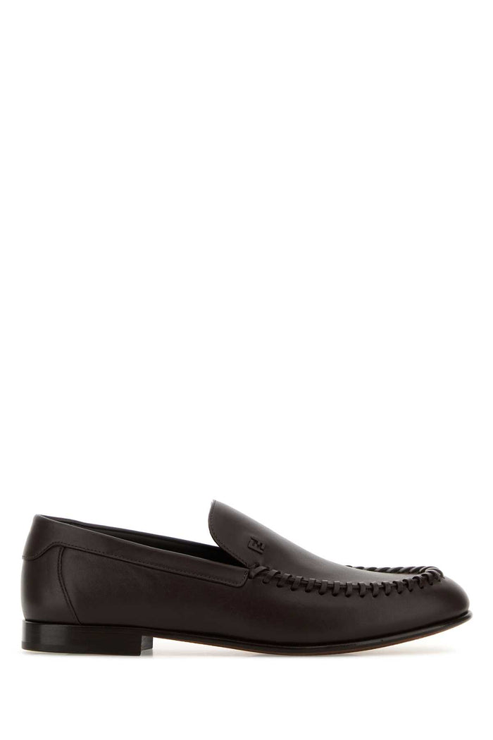 7d1894asai F1sul Chocolate Mocassini
