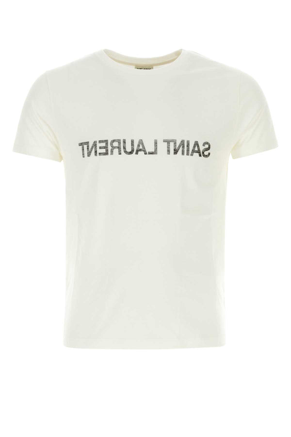 Saint Laurent Cotton t-shirt in white