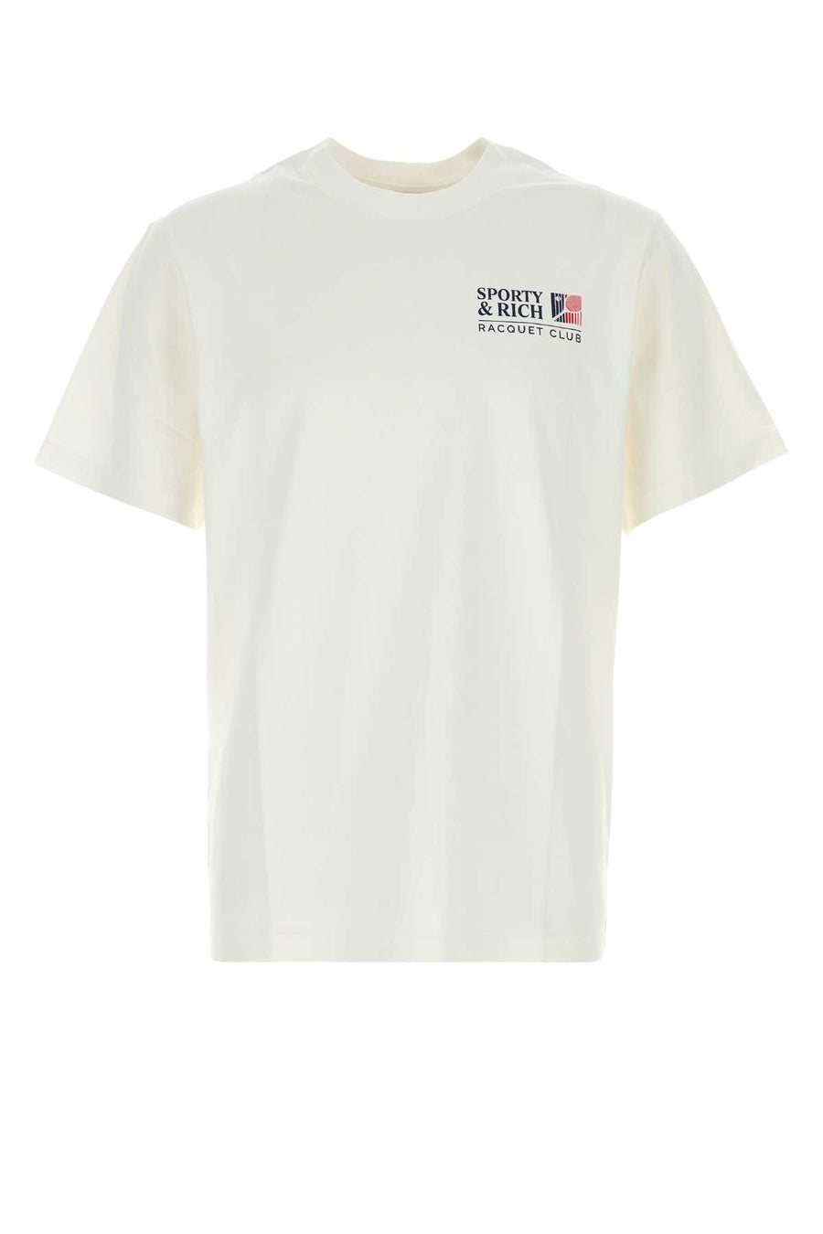 Sporty & Rich Tshirt Exterior: 100% Cotton t-shirt in white