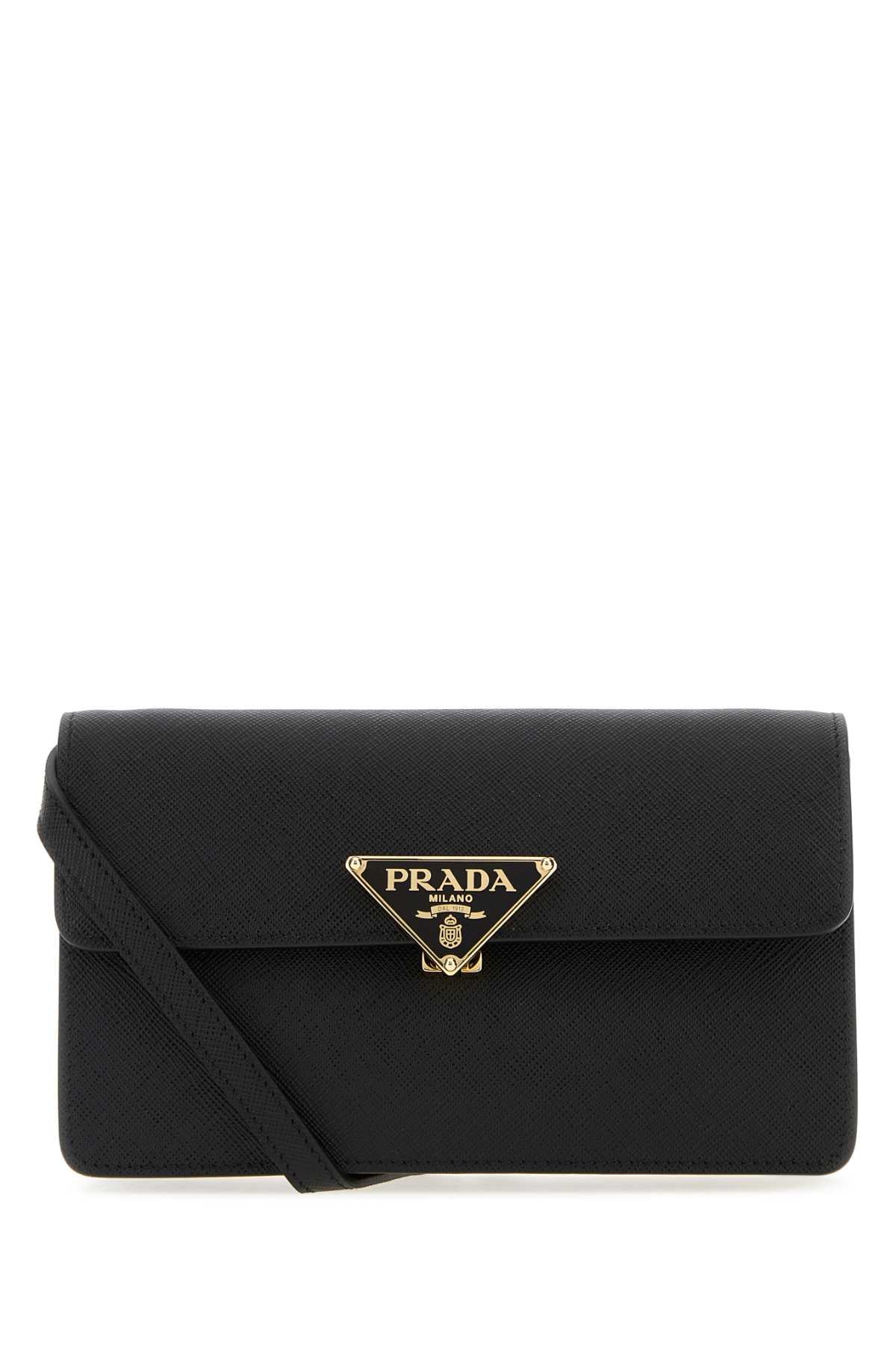 Black Leather Mini Crossbody Bag Nero Vitello Borse A Tracolla