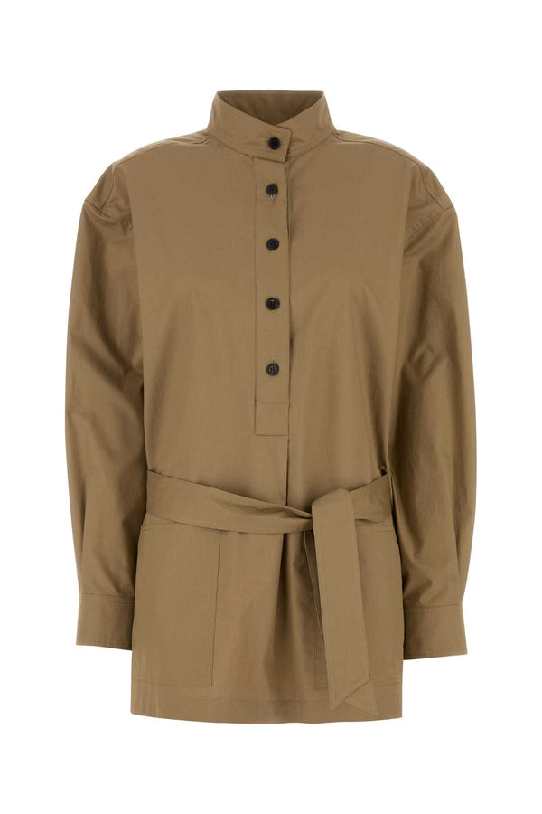 Saint Laurent Longue 100% Cotton shirt in beige