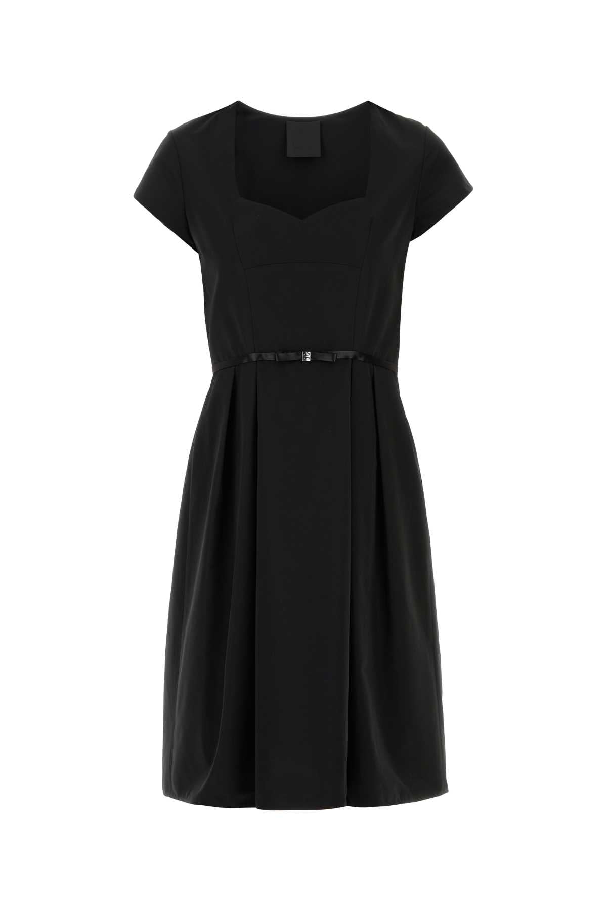 Black Taffetas Mini Dress Exterior: Polyester Cotton Abiti
