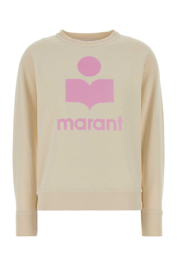 Isabel Marant Etoile 88% cotton sweatshirt in beige