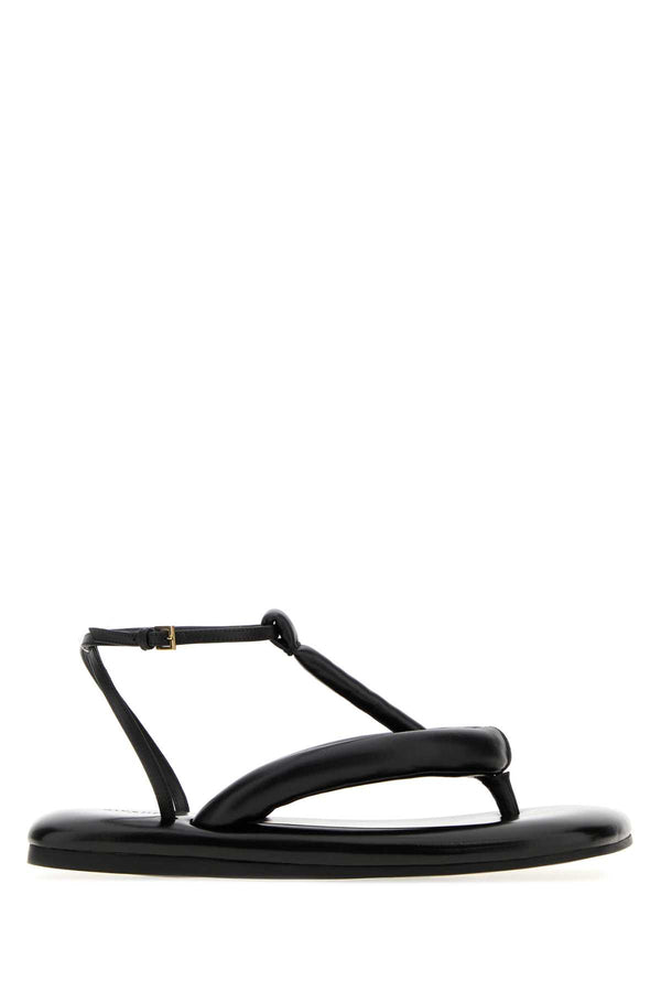 Givenchy Flat Exterior: 100% Leather sandals in black