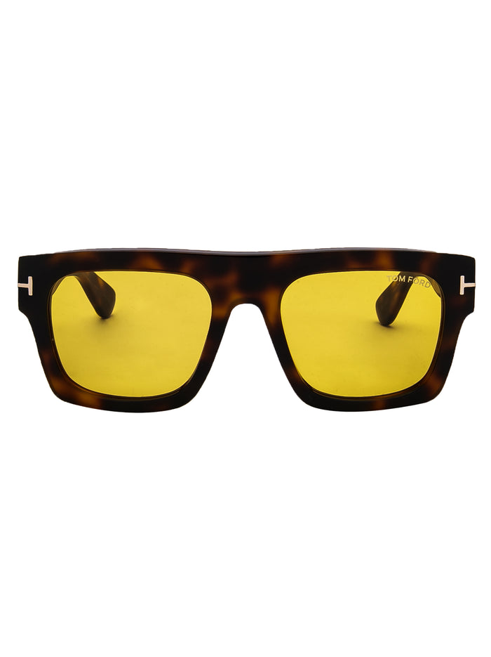 Fausto Avana/altro / Marrone Acetate Sunglasses