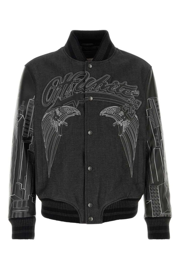 Omja122z26lea0 0200 Black Giacche In Pelle