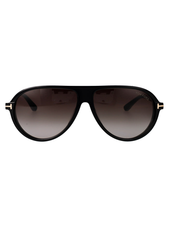 Nero Lucido / Fumo Grad Acetate Sunglasses