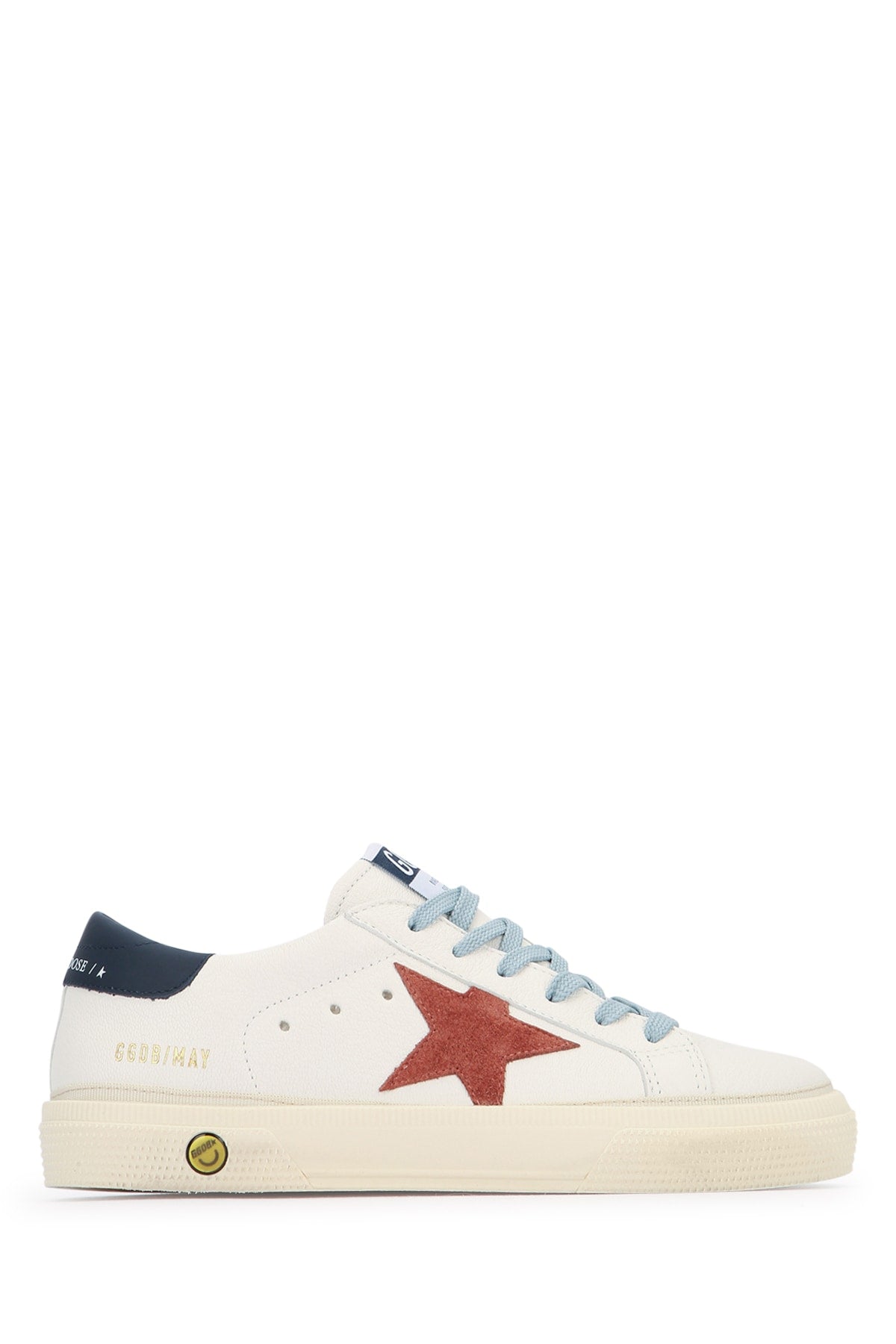 May Nappa Upper Suede Sta Whiteredblue Leather / Sole: Rubber Sneaker