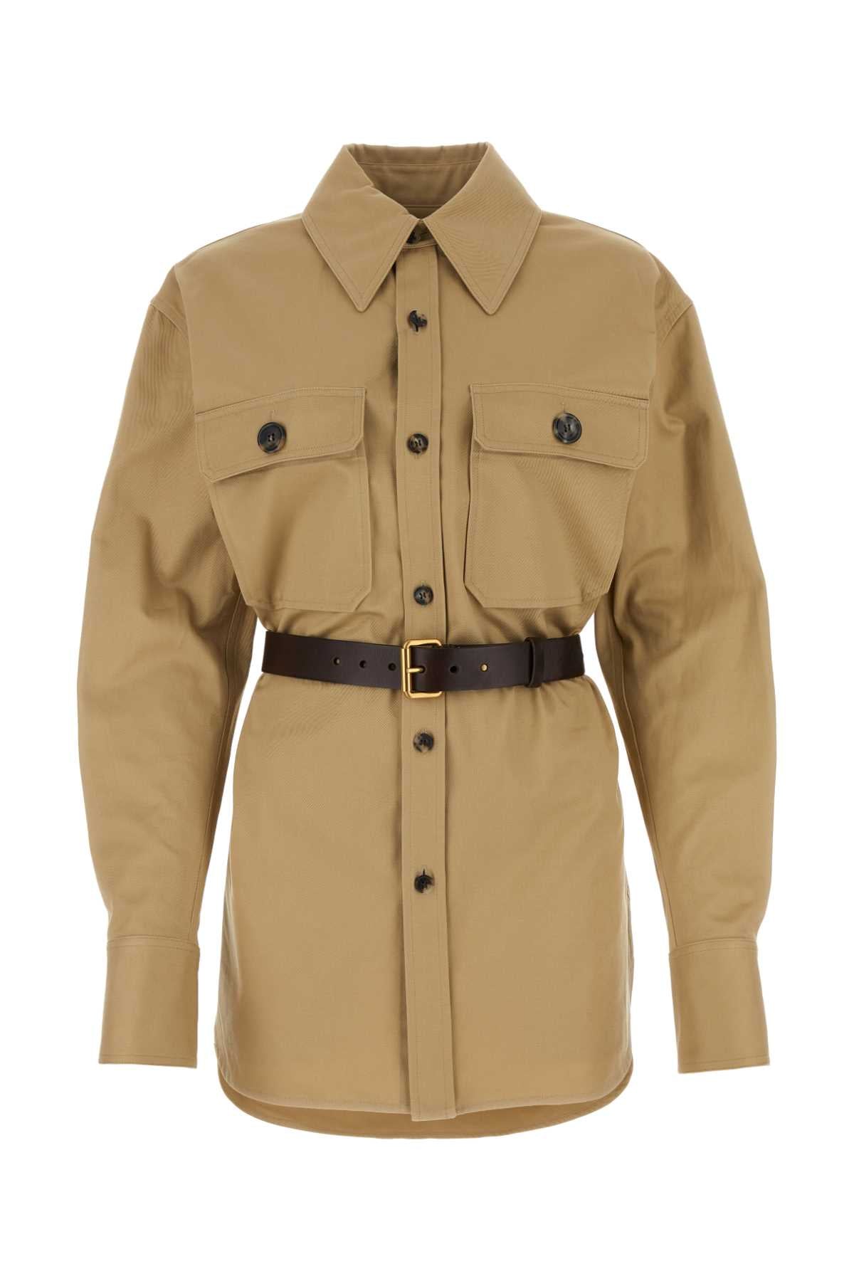 Beige Exterior: Cotton Camicie