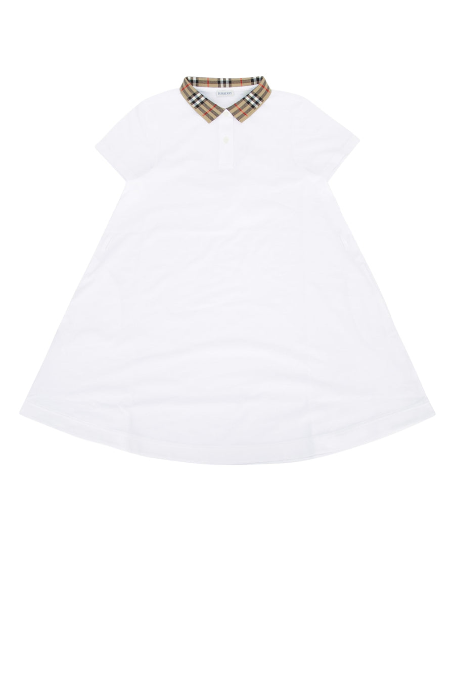 Burberry Jr Astrid 100% Cotton dress in white